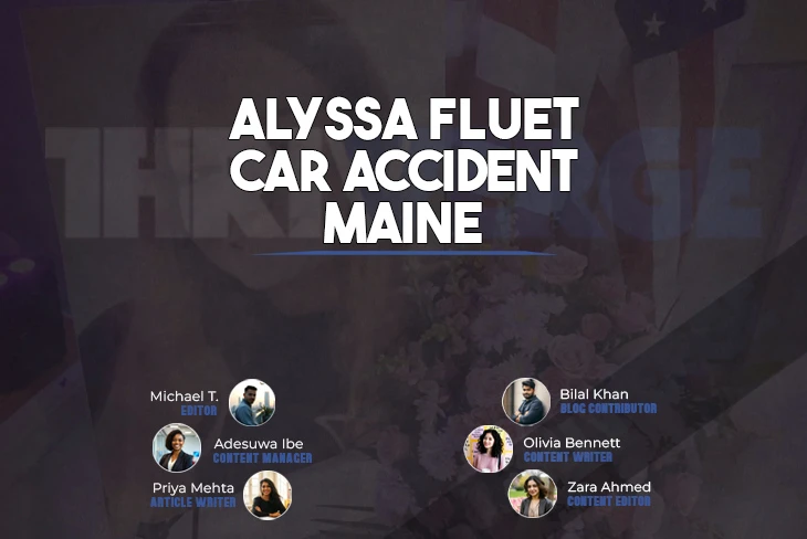 Scene of Alyssa Fluet car accident in Maine, showing emergency responders and Ford Ranger truck involved in the tragic incident on Long Island.