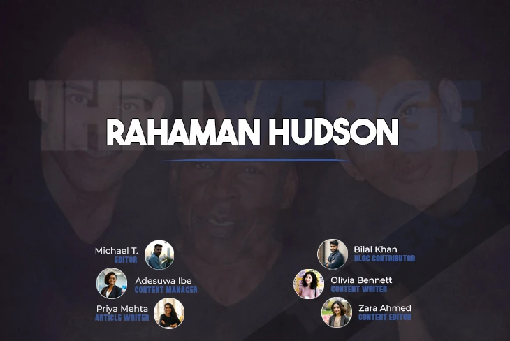 Rahaman Hudson in music, film, and philanthropy - son of actor Ernie Hudson, genre-blending musician and community supporter.