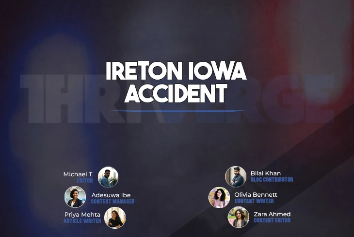 Image depicting aftermath of Ireton Iowa Accident highlighting vehicle damage and emergency response efforts.