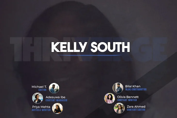 Kelly South: Influential figure smiling, embodying success and inspiration in her field