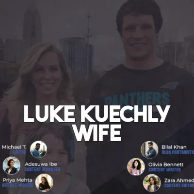 Luke Kuechly Wife Shannon Reilly at a public event, showcasing their strong partnership.