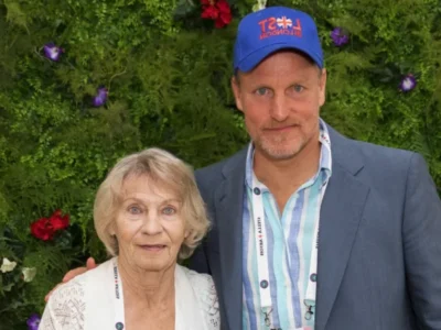 Diane Lou Oswald, Woody Harrelson’s mother, smiling warmly in a candid portrait that reflects her quiet strength and enduring influence.