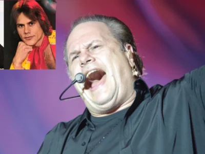 Harry Wayne Casey performing on stage with inset photos from his early career - many fans search for information about Harry Wayne Casey wife