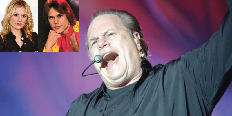 Harry Wayne Casey performing on stage with inset photos from his early career - many fans search for information about Harry Wayne Casey wife