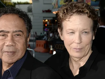 Portrait of Irving H. Vincent, renowned theater director and adoptive father of Vin Diesel, attending a public event with his wife.