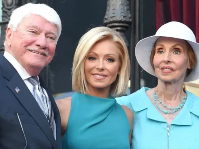 Esther Ripa with Kelly Ripa sharing a warm moment at family celebration