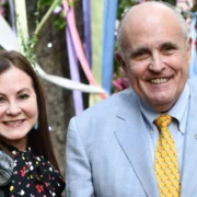 Judith Giuliani at a formal event, symbolizing her wealth, philanthropy, and public life in 2025.