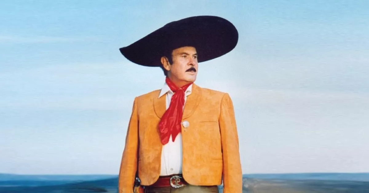 Antonio Aguilar in iconic charro outfit showcasing the legendary Mexican singer's traditional style that made him El Charro de México