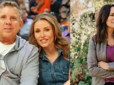 Beth Shuey with Sean Payton and solo photo showing her $2 million net worth success after divorce and entrepreneurial ventures