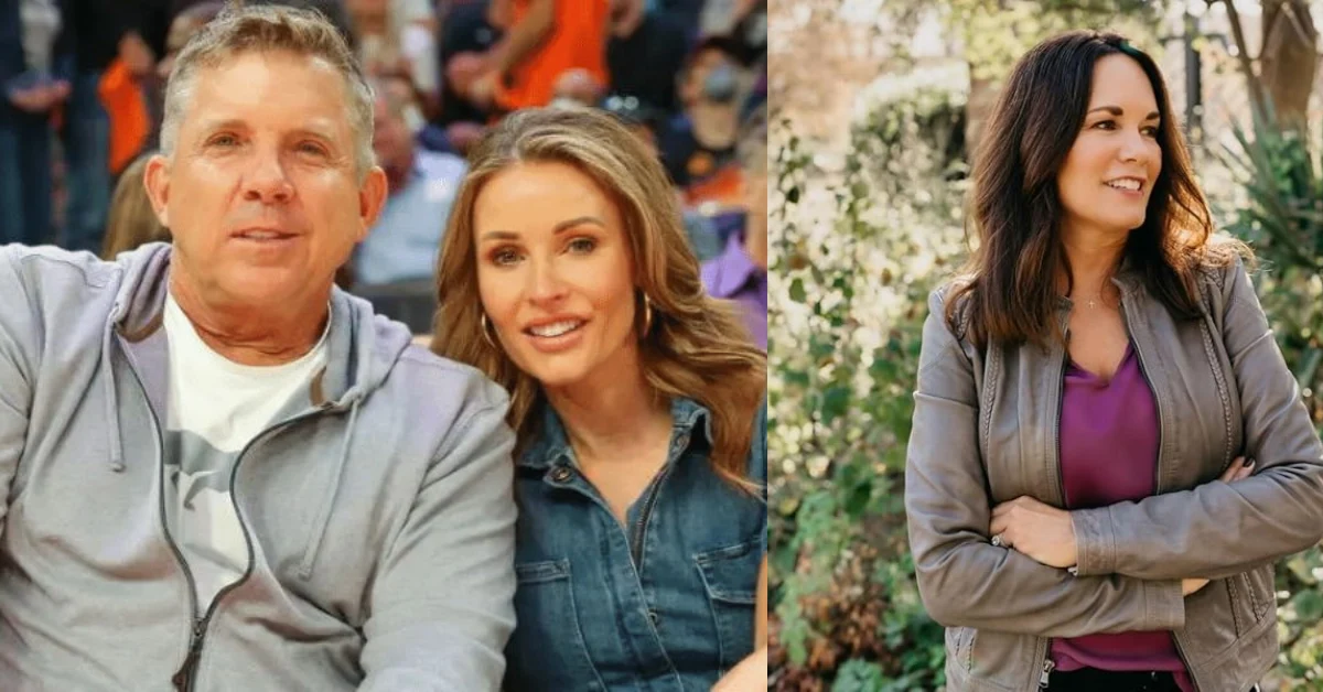 Beth Shuey with Sean Payton and solo photo showing her $2 million net worth success after divorce and entrepreneurial ventures