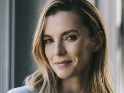 Betty Gilpin actress portrait discussing her net worth and career success in 2025