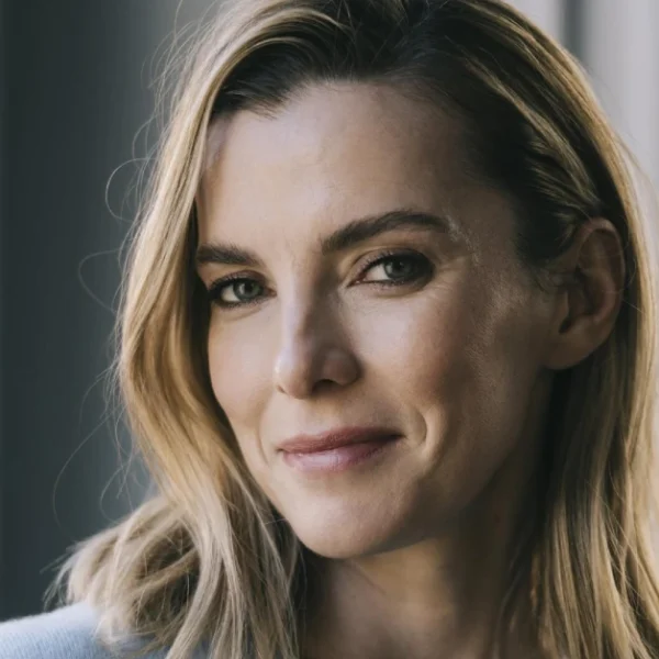 Betty Gilpin actress portrait discussing her net worth and career success in 2025