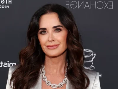 Kyle Richards at glamorous red carpet event showcasing her signature style and confidence as Real Housewives of Beverly Hills star