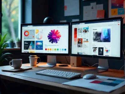 Carmenton.xyz creative digital studio workspace showcasing modern branding design tools and responsive web solutions