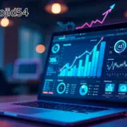 Daxillzojid54 digital transformation concept with agile methodology charts and modern business technology setup