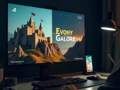 EvonyGalore ultimate strategy gaming guide 2025 featuring Evony gameplay on modern smartphones and AI tools