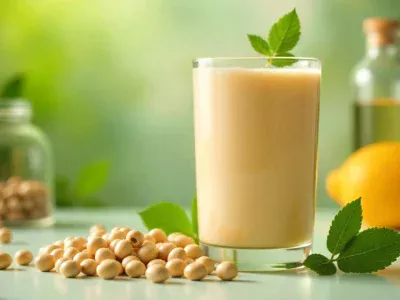 Premium Insoya plant-based protein showing fermented soy innovation with sustainable packaging