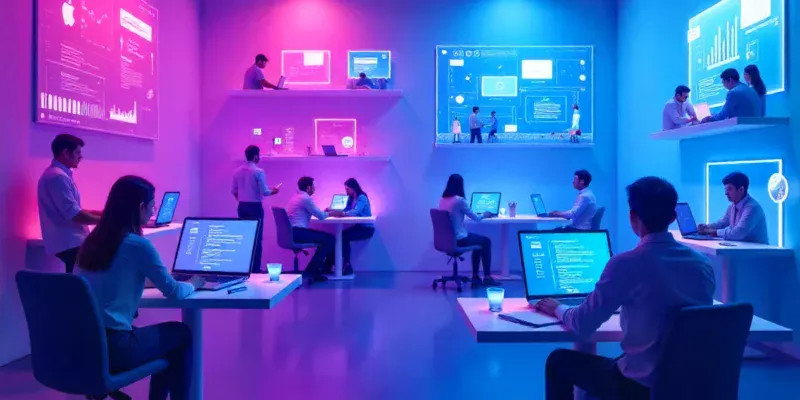 Modern Mifroom interface with customizable digital rooms, creator tools and collaboration features in 2025